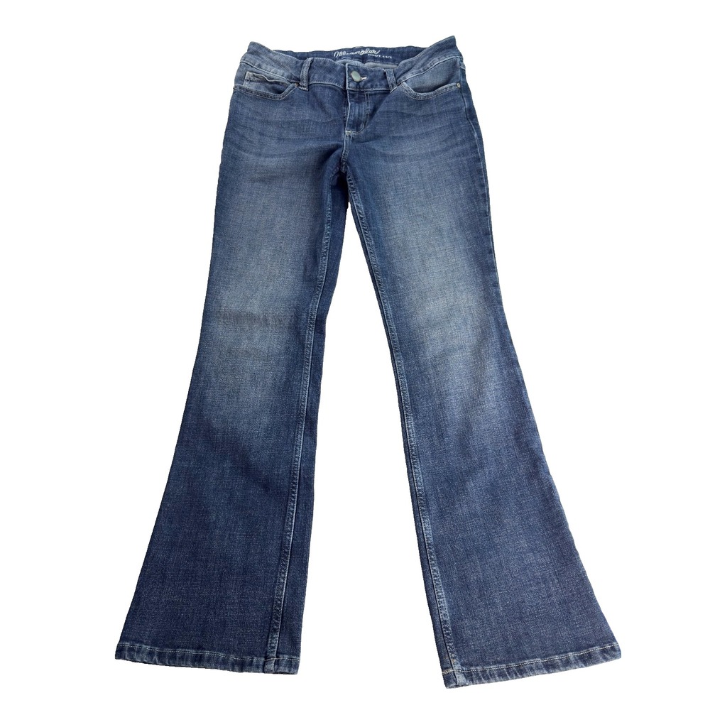 Wrangler Boot Cut Jeans Womens Size 11x32 Mid Rise Medium Wash Stretch Denim